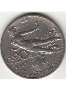 1912 20 Centesimi Circolata Vittorio Emanuele III BB+